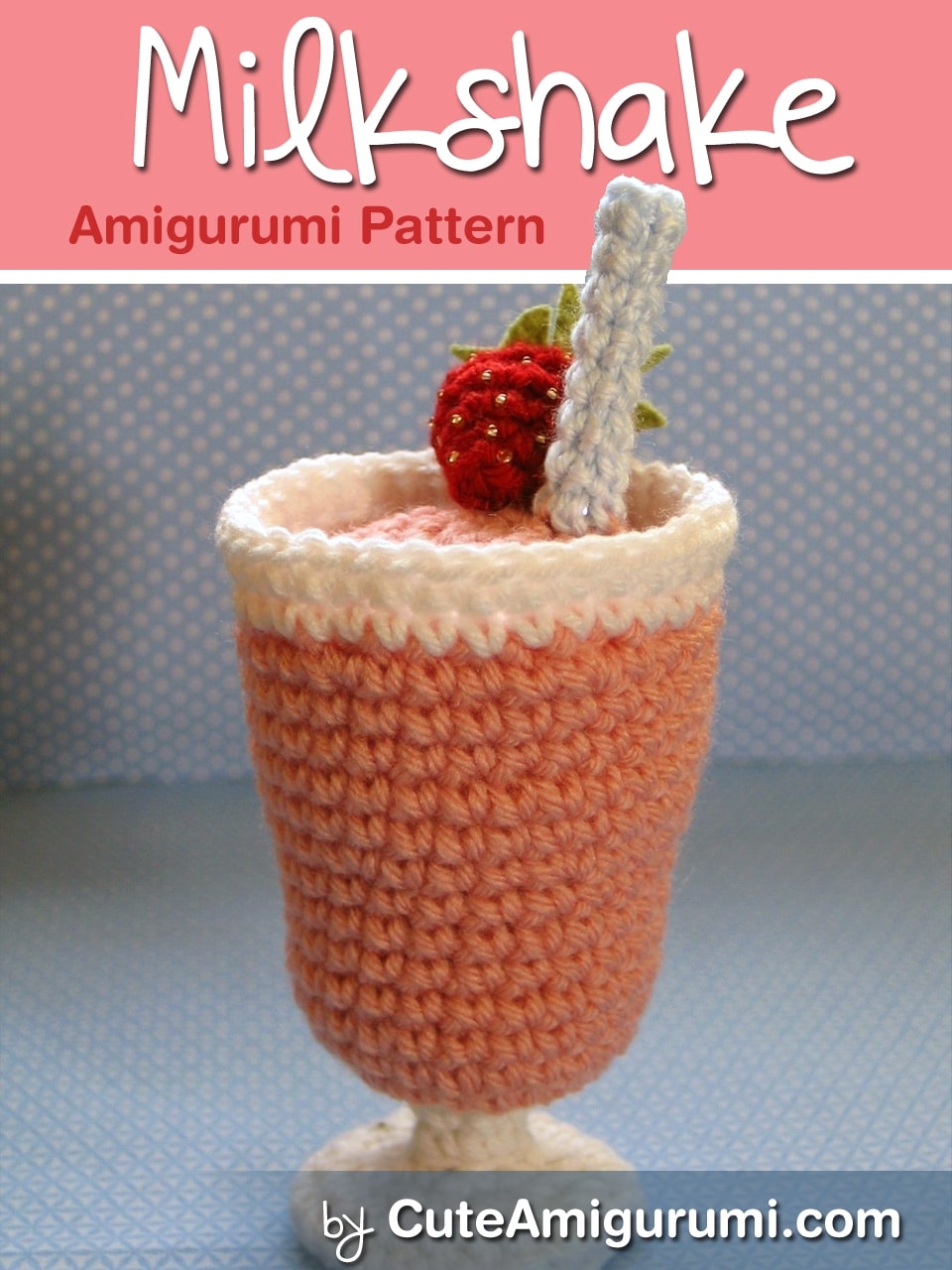 milkshake crochet pdf pattern